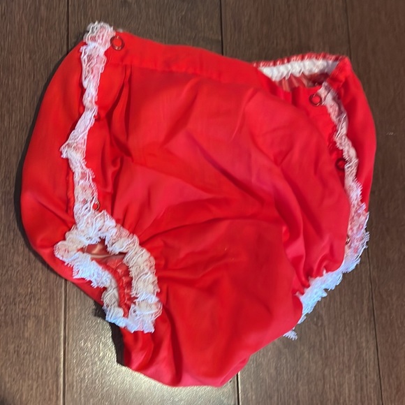 Vintage Red baby dress - Picture 9 of 12